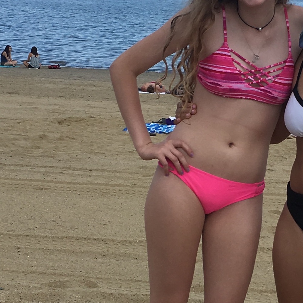 Hollister Pink Bikini Top
